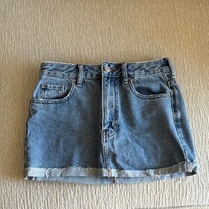 PacSun Blue Denim Mini Skirt